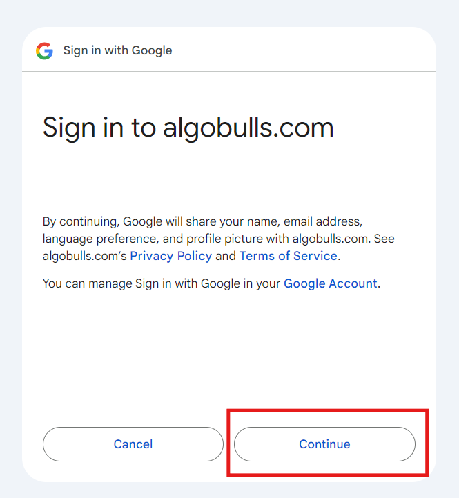 Google Login